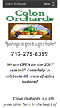 Mobile Screenshot of colonorchards.com