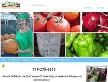 Tablet Screenshot of colonorchards.com